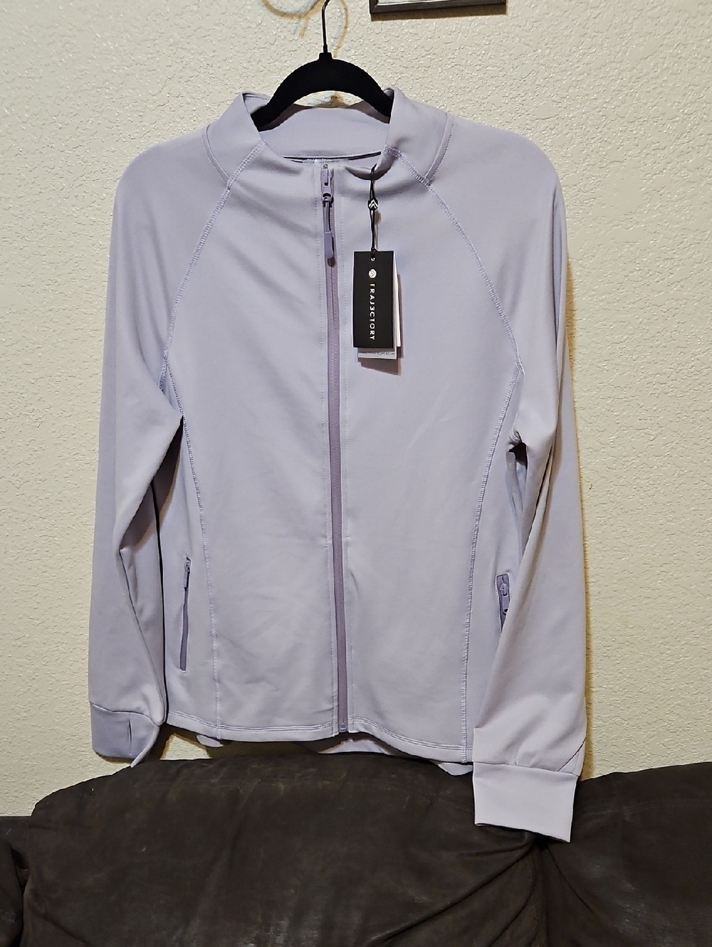 Women's Lavender Full-Zip Performance Jacket - Brand: Traj3ctory